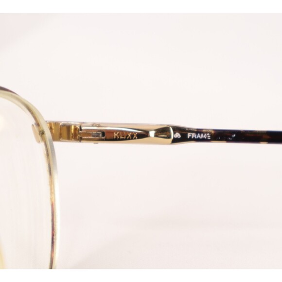 Luxottica KLIXX 402 Darkshell Eyeglasses 51-19-140 Tortoise Gold FRAMES ONLY - Picture 10 of 11